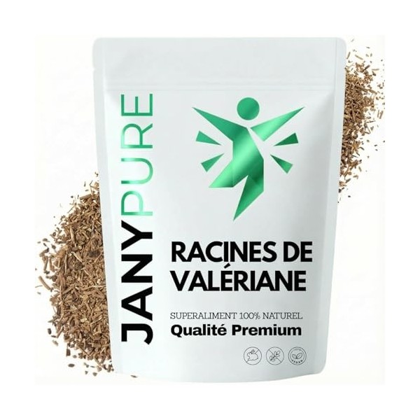 Racine de Valériane Coupée 100g pour Tisane et Décoction | Sommeil Naturel Profond et Réparateur | Anti Stress Anxiété | Rela