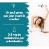 Spray de Mélatonine, Avec extrait de lavande & vitamine B6, 0,5 mg de mélatonine liquide par pulvérisation, Hormone naturelle
