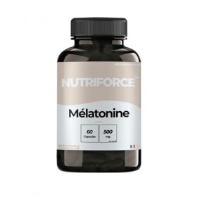 Mélatonine Sans Additifs – Qualité du Sommeil & Réveil Énergique – 60 Gélules