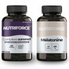 Pack Sommeil Profond – Mélatonine + Complexe Sommeil – Endormissement Rapide et Nuits Réparatrices