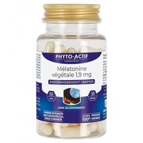 Phyto-Actif | Gélules Mélatonine Végétale | Endormissement rapide – Réduction du décalage horaire | Extrait naturel de mélato...