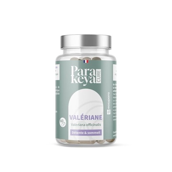Parakeya - Valériane | Détente & Sommeil | Complément alimentaire | 180 Gélules Valériane