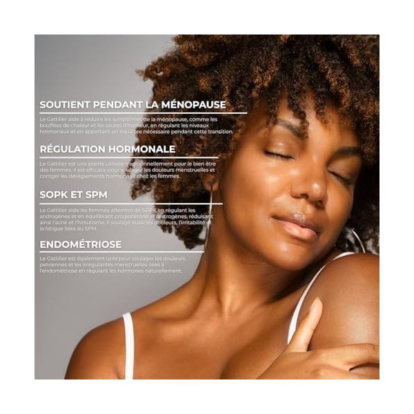 Gattilier – Complément Alimentaire Naturel – Équilibre Hormonal, Cycle Régulier & Bien‑être Féminin – 60 Gélules Végétales