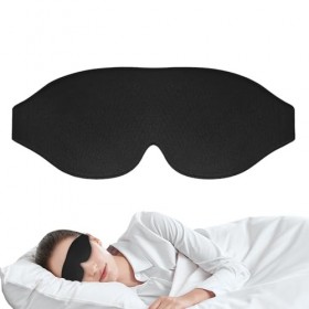 Masque de sommeil en soie - Obe aux yeux confortable | Masque de couchage à lœil doux pour les yeux légers pour les voyages,