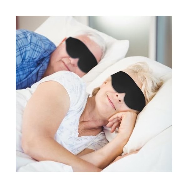 Masque de sommeil en soie - Obe aux yeux confortable | Masque de couchage à lœil doux pour les yeux légers pour les voyages,