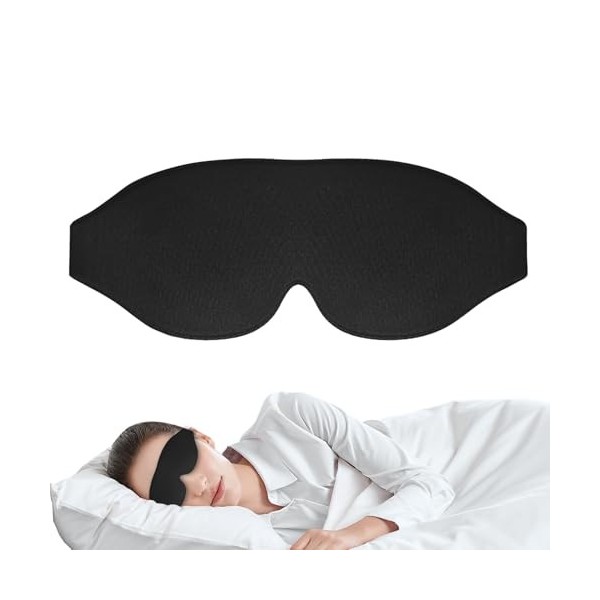 Masque de sommeil en soie - Obe aux yeux confortable | Masque de couchage à lœil doux pour les yeux légers pour les voyages,