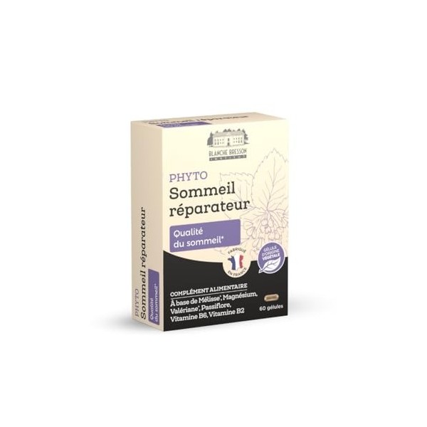 BLANCHE BRESSON - Phyto Sommeil Réparateur - Sommeil Réparateur & Détente - Mélisse, Valériane, Passiflore - Fabriqué en Fran