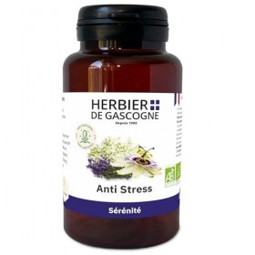 Complexe Anti-Stress Bio | Détente & Sérénité | 200 gélules | Lavande BIO | Passiflore BIO | Valériane BIO | 100% naturel | L