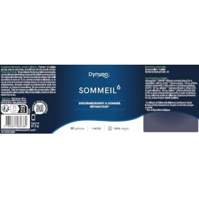 Complexe Sommeil - 6 Actifs Naturels Extraits de Plantes - Endormissement rapide & Sommeil Réparateur - Formule avec Mélatoni