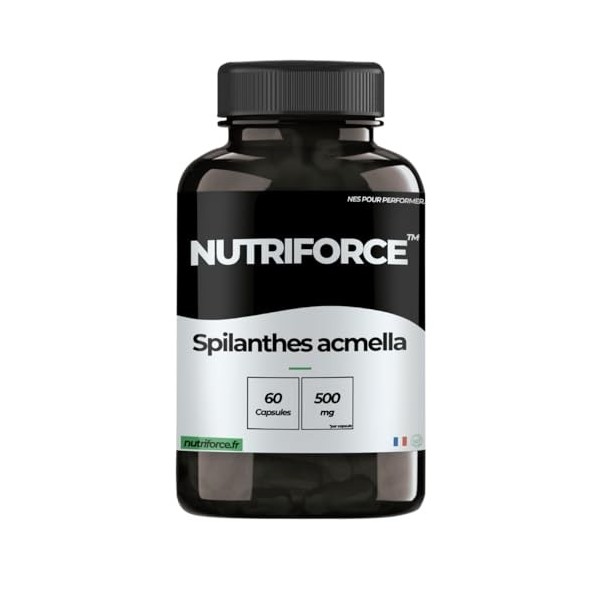 Spilanthes Acmella Pure – Extrait Concentré – 60 Gélules – Énergie & Tonus