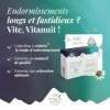 Vitanuit - 40 gélules - Passiflore, Valériane, Mélisse, Mélatonine - Retrouver un sommeil de qualité ! Cure de 20 jours - Vit