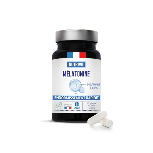 Nutrivie Melatonine Endormissement 60 Gélules Valériane