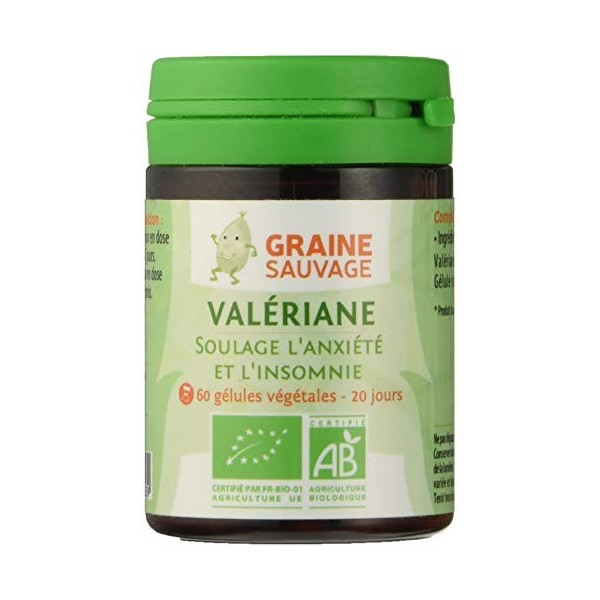 Valériane bio - 60 gélules - Détente et sommeil
