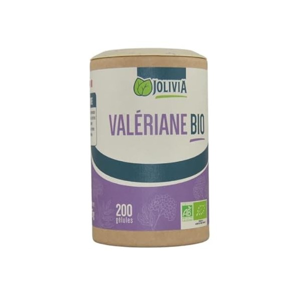 Valériane Extrait Bio - 200 gélules végétales de 250 mg | Format Gélule | Complément Alimentaire | Vegan | Fabriqué en France