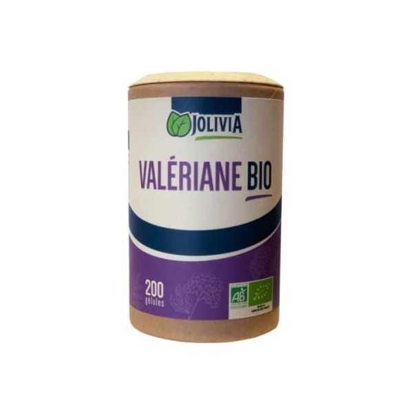 Valériane Extrait Bio - 200 gélules végétales de 250 mg | Format Gélule | Complément Alimentaire | Vegan | Fabriqué en France