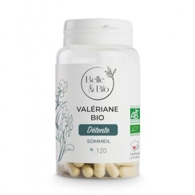DETENTE&RELAXATION - Valériane Bio - 120 Gélules - 150mg/gélule - Bonne Humeur - Certifié Bio - Fabriqué en France