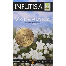 INFUTISA VALERIANA infusion 25bolsitas – peut être consommé en journée ou en soirée, mélange de plantes à infuser et devient ...