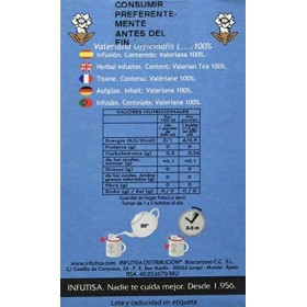 INFUTISA VALERIANA infusion 25bolsitas – peut être consommé en journée ou en soirée, mélange de plantes à infuser et devient ...