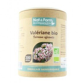 Nat&Form VALERIANE BIO 200 Gélules Valériane