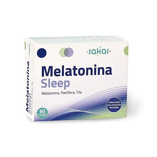 SAKAI MELATONINA SLEEP 60comp.mast. – convient à ceux qui souhaitent agir durablement sur leur bien-être, préparation en comp