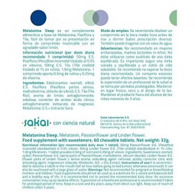 SAKAI MELATONINA SLEEP 60comp.mast. – convient à ceux qui souhaitent agir durablement sur leur bien-être, préparation en comp