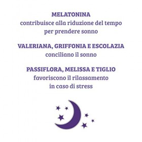 Colours Of Life Night Formula - Supplément de mélatonine, valériane, passiflore et mélisse - 30 gélules végétariennes