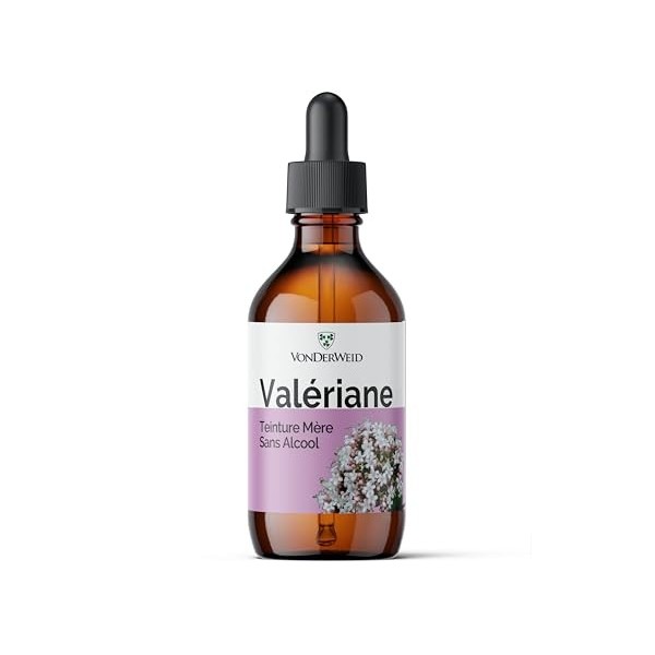 Vonderweid - Valériane Teinture Mère Sans Alcool | Valériane Extrait total | Valériane Relaxation | Extraction par ultrasons 