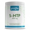 5HTP 1000 mg Extrait de Griffonia Titré à 20% PiùLife 180 Comprimés 2 Par Jour, Bonne Humeur, Anxiété Stress Stop, Précurseur...