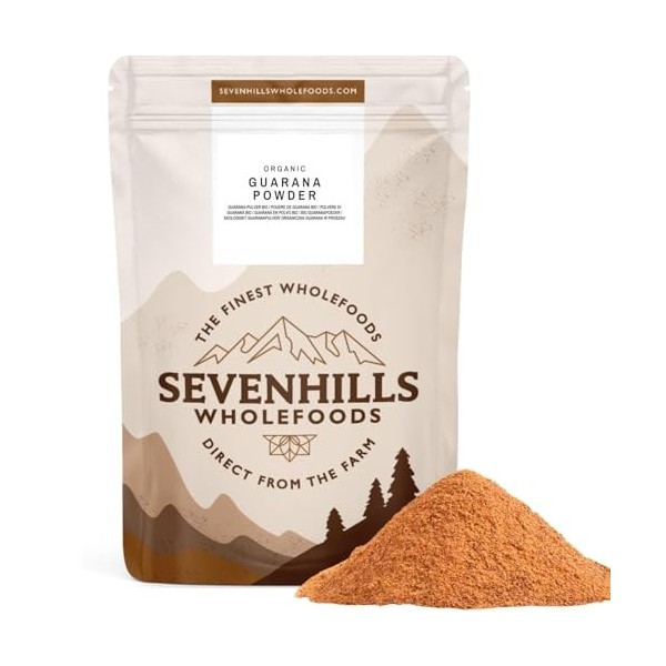 Sevenhills Wholefoods Poudre De Guarana Bio 200g Compléments à base de plantes