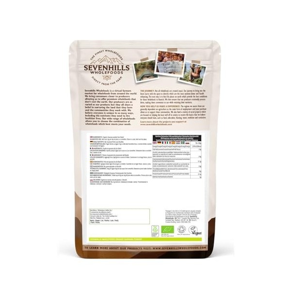 Sevenhills Wholefoods Poudre De Guarana Bio 200g Compléments à base de plantes