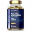 Huile de Bourrache 1000mg | 120 Capsules Pour 4 Mois | Bourrache Gelules Avec Vitamine B6 | 168mg Acide Gamma-Linolénique GLA