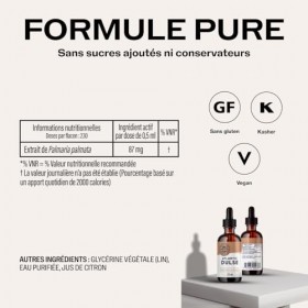 Vimergy Atlantic Dulse – Supplément à Base dAlgue Dulse – Gouttes dAlgues Atlantiques Dulse avec de la Glycérine - Formulé 