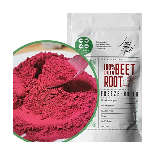Poudre de Betterave Lyophilisée XL 300g | Poudre Lyophilisée 100% Betteraves Naturelle Fruit Sec | Fruits Seche Lyophilisateu...
