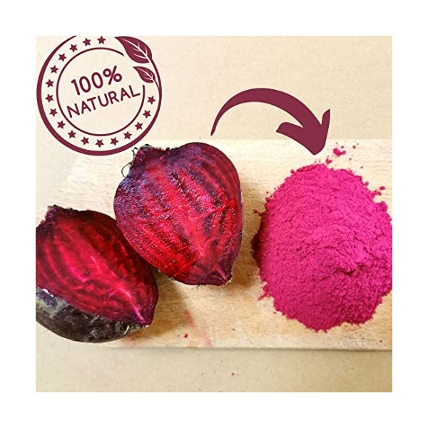 Poudre de Betterave Lyophilisée XL 300g | Poudre Lyophilisée 100% Betteraves Naturelle Fruit Sec | Fruits Seche Lyophilisateu...
