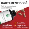 Green Naturals® Nattokinase 20 000 FU/g – 365 gélules – Hautement dosé 100 mg avec 2 000 FU par gélule – Qualité supérieure