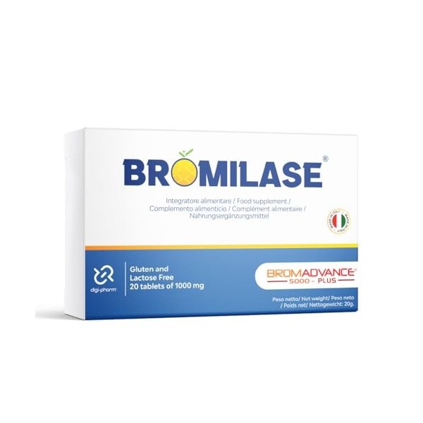 Bromilase Broméline Forte Draineur Puissant Anticellulite avec Enzymes Digestives pour la Cellulite avec Centella Asiatica et