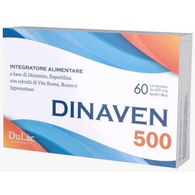 Dulac – Dinaven 500, Complément Alimentaire pour la Circulation Sanguine, 60 comprimés, Idéal Pour Les Jambes Lourdes et Fati...