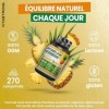 Bromélaïne Drainante Forte, Vitastrong Complément de Bromélaïne 5000 GDU, Végan, Qualité Supérieure, 270 Comprimés, Formule C