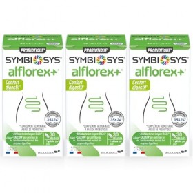 Alflorex + - SYMBIOSYS - Confort Digestif - Complément Alimentaire - 90 gélules - Lot de 3
