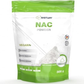 Poudre NAC, 300 g par sachet, 12 mois de stock, Cuillère doseuse, N-acétyl L-cystéine, Végétalien, Testé en laboratoire, Haut