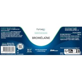 Bromélaïne Pure - Haute Activité Enzymatique 5000 GDU/g - Enzyme soutenant la digestion des protéines - Extraite de tige dan ...