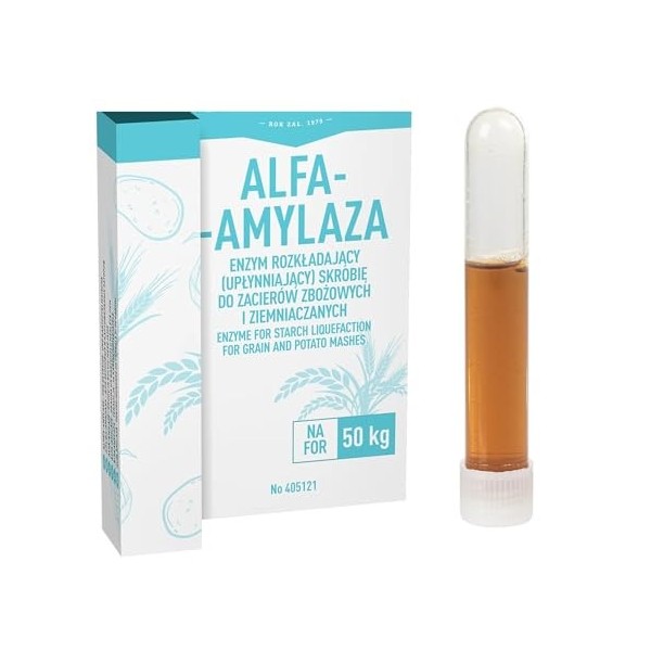 Alfa-amylase 10ml - de préparation enzymatique pour Le catabolisme de l’amidon dans Le moût | Alpha-Amylase