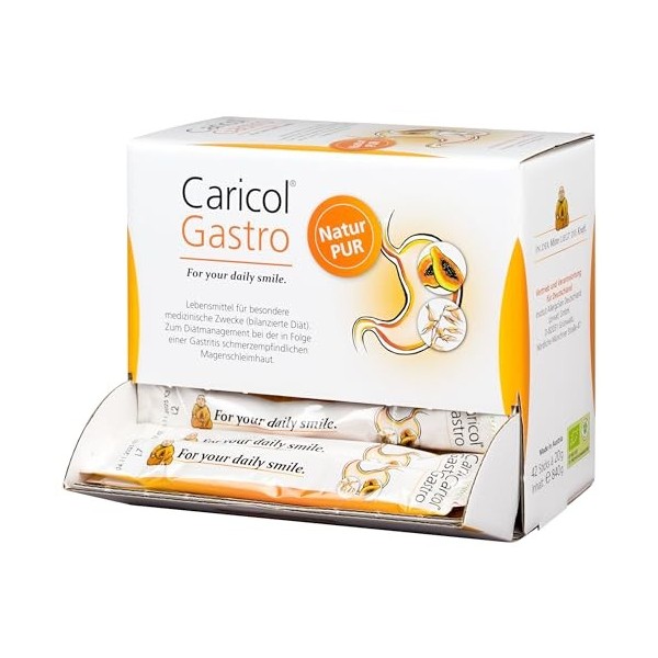 Caricol Gastro | Produit 100% naturel | Soutien de la muqueuse gastrique | Avec le pouvoir de la papaye & de la biotine | Ave