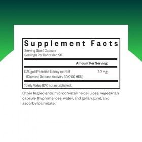 Seeking Health Histamine Digest – Soutien À la Sensibilité À Lhistamine et À la Santé Digestive – Blocage de Lhistamine – C