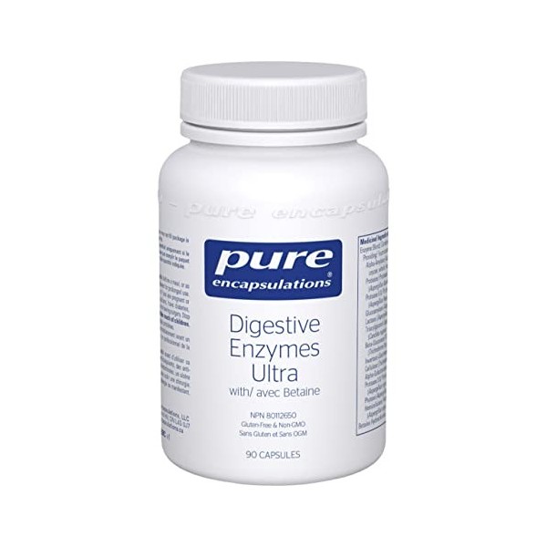 Pure Encapsulations Digestive Enzymes Ultra with Betaine HCL 90 Capsules