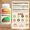 Best Naturals Betaine HCL 648 mg 250 Capsules