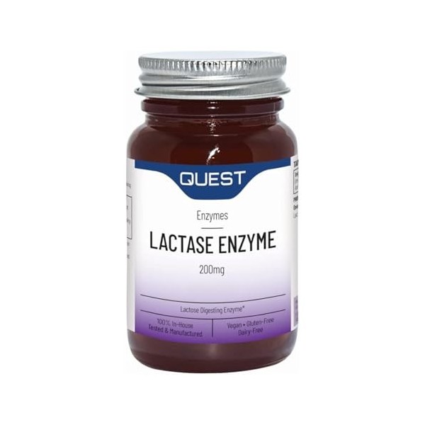 Lactase Quest 200 mg 30 Comprimé Enzymes