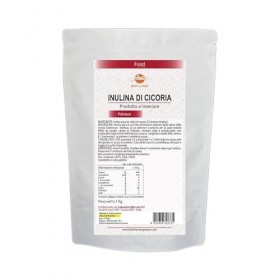 Bio Line - Inuline en poudre de chicorée soluble dans leau 1 kg, fibre végétale pour régularité intestinale, produits alimen