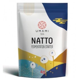 Umami Spores de Natto 50g - Démarreur de Fermentation - Culture pour Maison - Bacillus Subtilis var. Natto - Rendement Élevé 