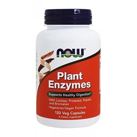 Now Foods Plant Enzyme 120 capsules Standard - Vitamines, minéraux et santé - Enzymes